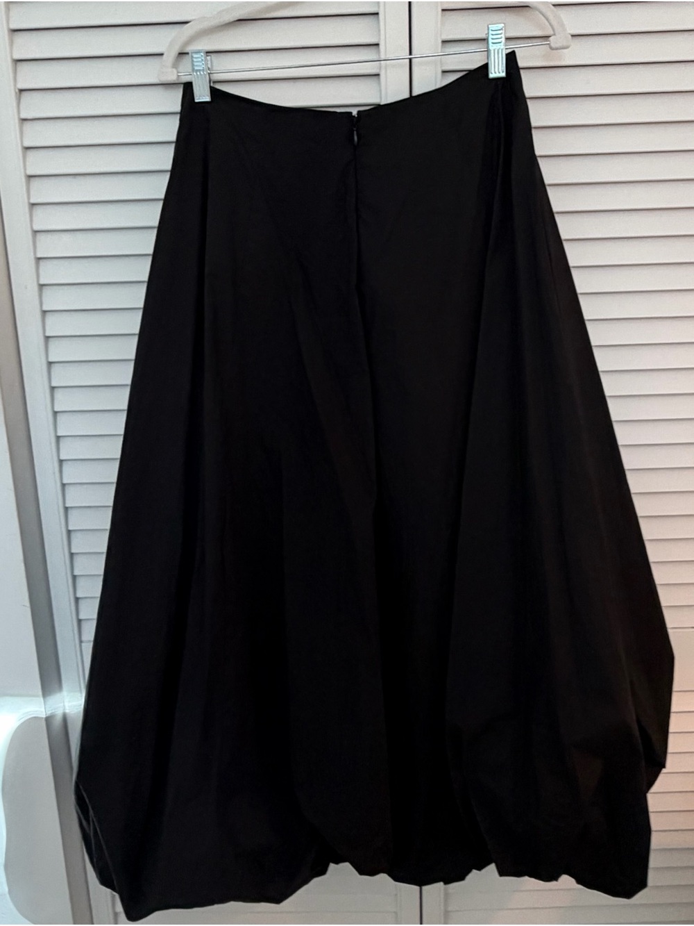 Mango Black Bubble-Hem Maxi Skirt - Picture 5 of 14